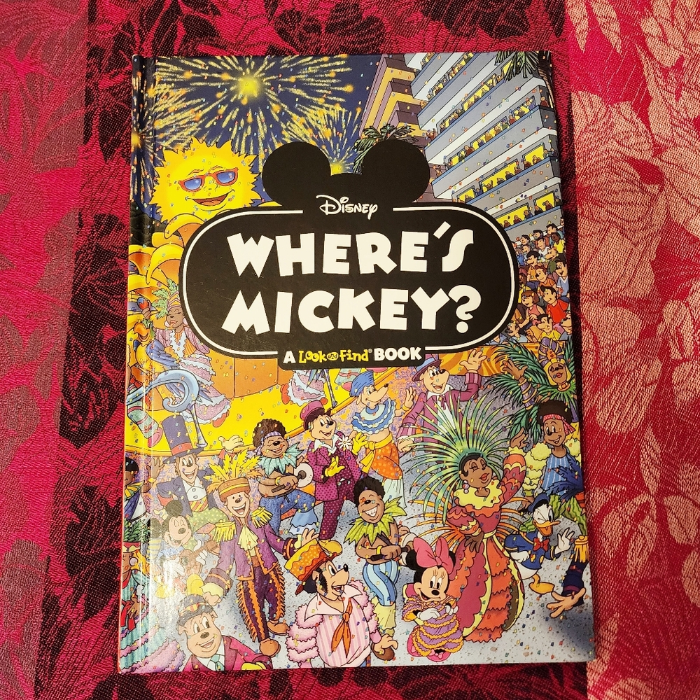 Disney Where's Mickey (A Look And Find Book. NEW